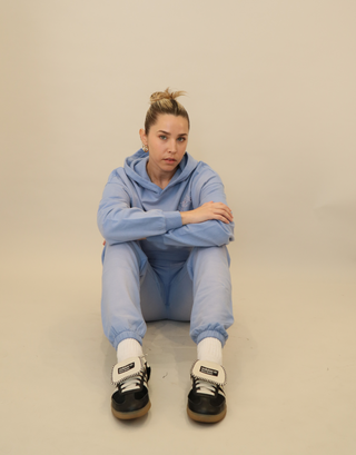 BLUE BLINDSIDED SWEATPANTS