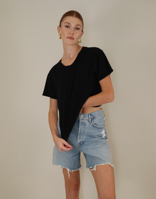 HARLEY COTTON BOXY CREW TEE
