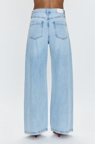 Jadyn Low Slung Palazzo Jean - Chateau