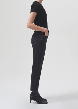 RILEY HIGH RISE STRAIGHT CROP (STRETCH)